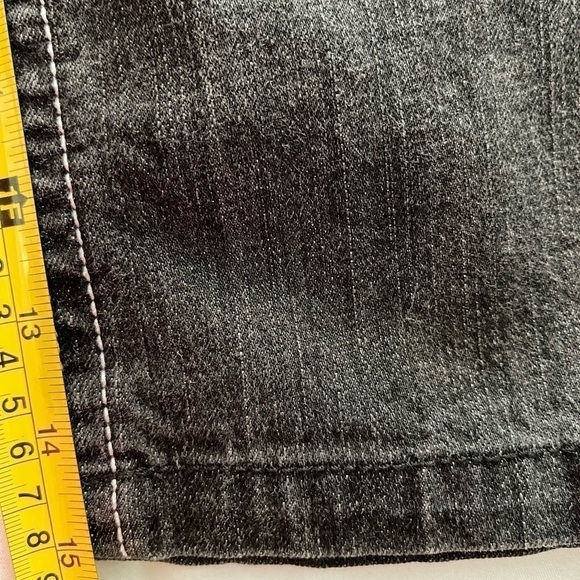 Vintage Coogi Women’s Black Wash Denim Cropped Dungarees - Picture 10 of 10